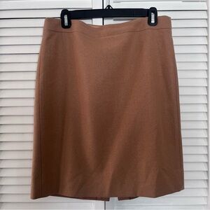 J. Crew Sz 8 Camel Pencil Skirt